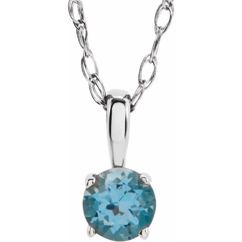 Youth Birthstone Necklace or Pendant
