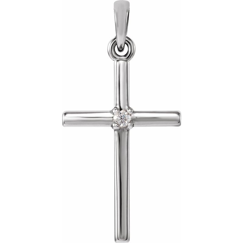 Birthstone Cross Pendant