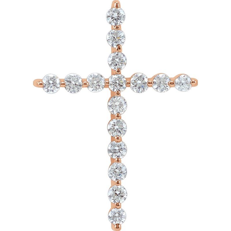 Cross Necklace or Pendant — Diamond