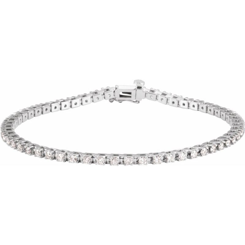 2 1/4 ctw Diamond Line 7 1/4″ Bracelet