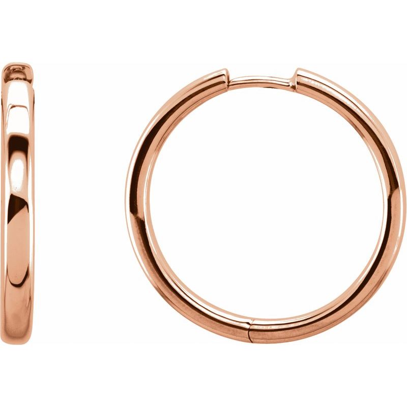 Hinged Hoop Earrings No. 5