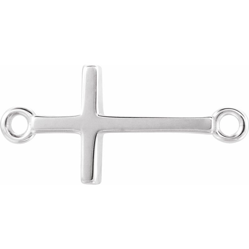 Sideways Cross Necklace or Center