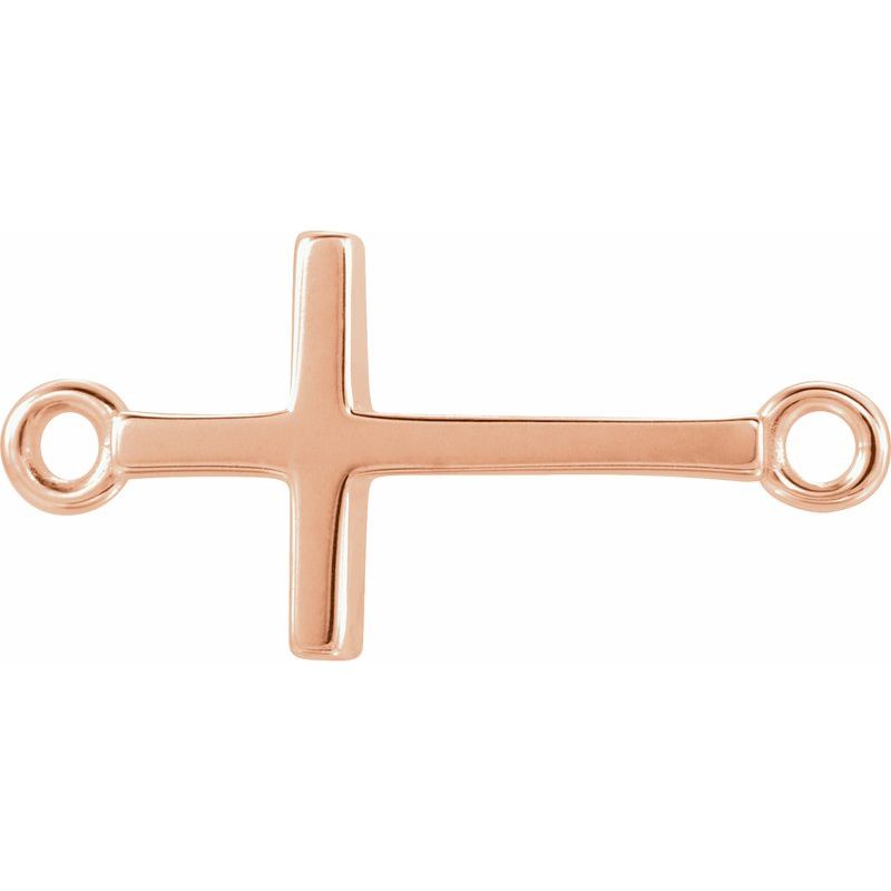 Sideways Cross Necklace or Center