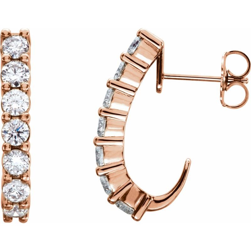 J-Hoop Earrings