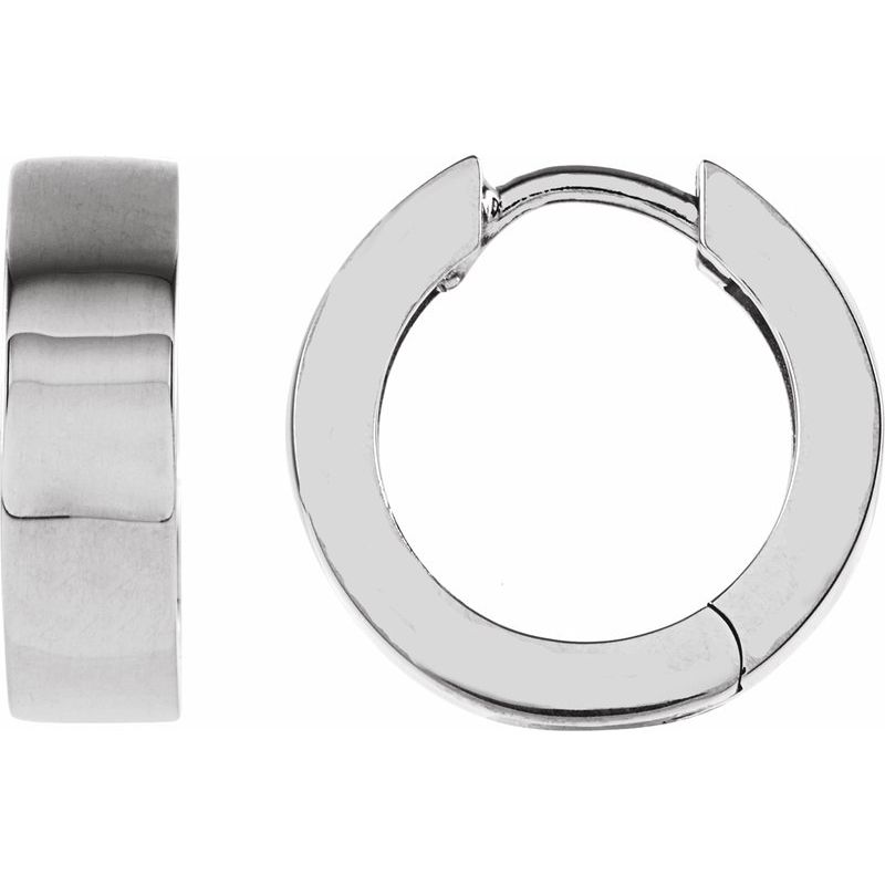 Hinged Hoop Earrings No. 6