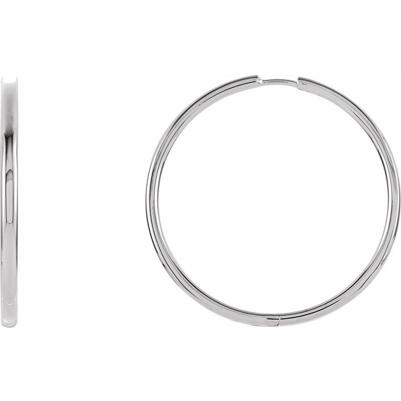 Hinged Hoop Earrings No. 5