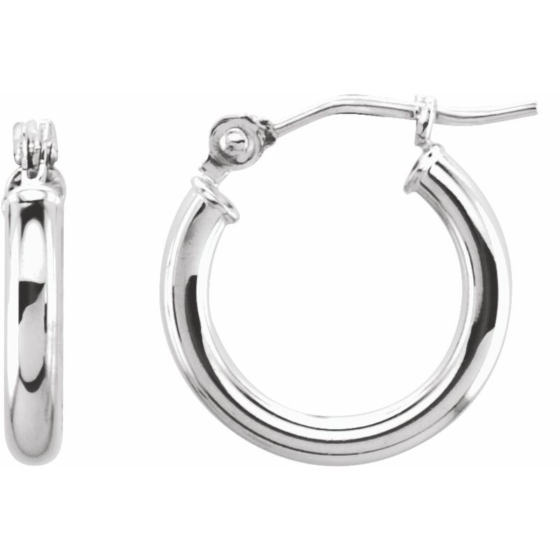 Tube Hoop Earrings