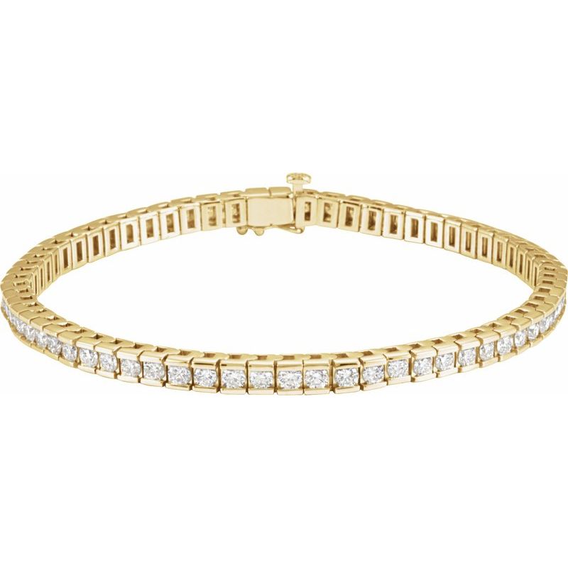 Accented Line Bracelet — 4 ctw Diamond 7 1/4"