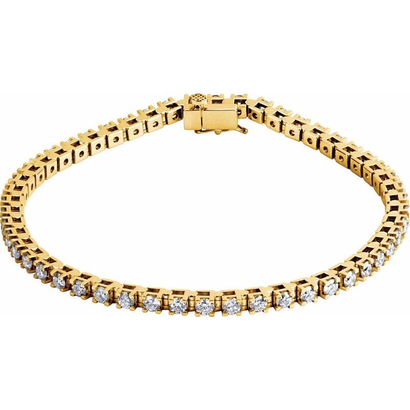 3 1/2 ctw Diamond Line 7 1/4" Bracelet