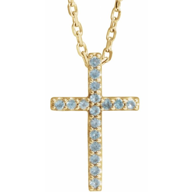 Petite Cross Necklace or Pendant