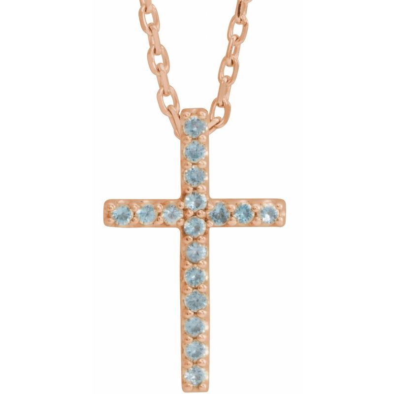 Petite Cross Necklace or Pendant
