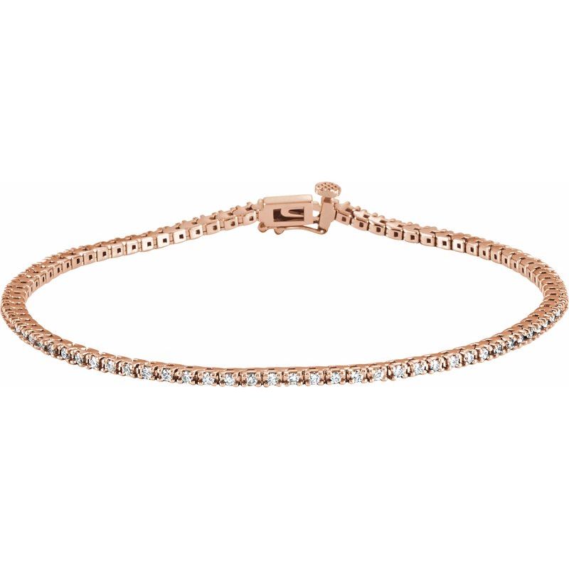 7/8 ctw Diamond Line 7 1/4″ Bracelet