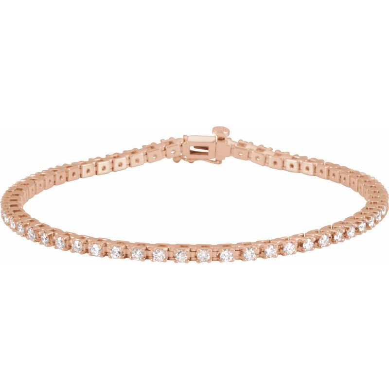 2 1/4 ctw Diamond Line 7 1/4″ Bracelet