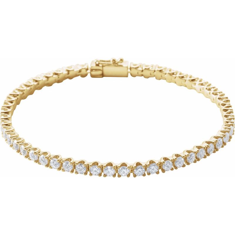 Natural Diamond Line 7″ Bracelet
