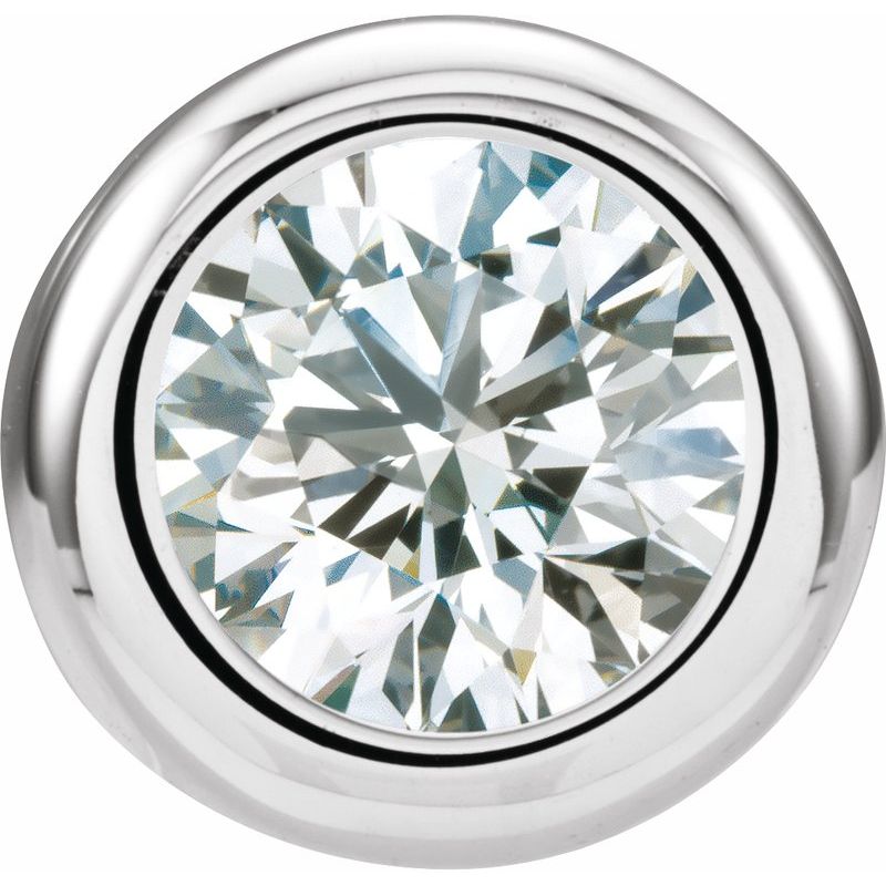 Birth of a Child Solitaire Pendant — 5 mm Imitation