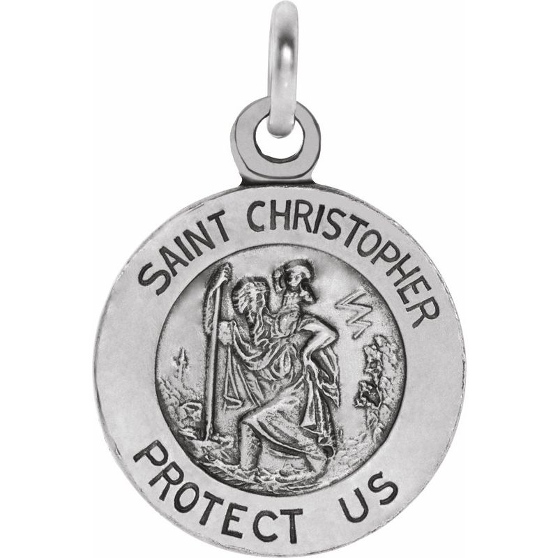 St. Christopher Medal Necklace or Pendant No. 2