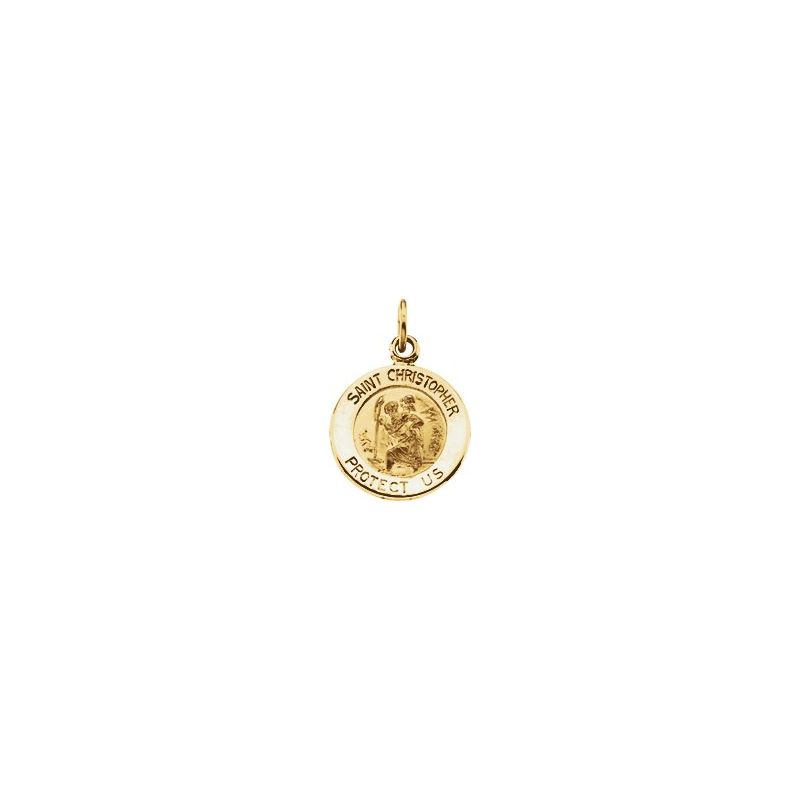 St. Christopher Medal Necklace or Pendant No. 2