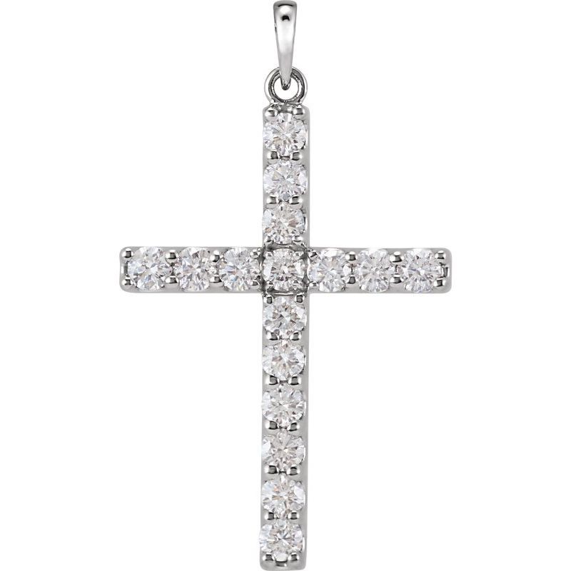 Accented Cross Necklace or Pendant
