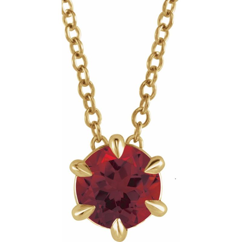 Solitaire Necklace or Slide Pendant