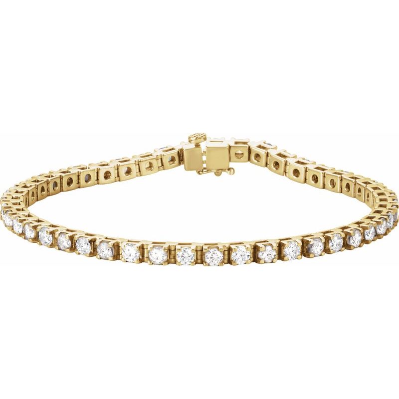4 3/4 ctw Diamond Line 7" Bracelet