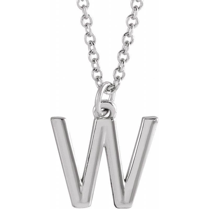 Initial Dangle Necklace