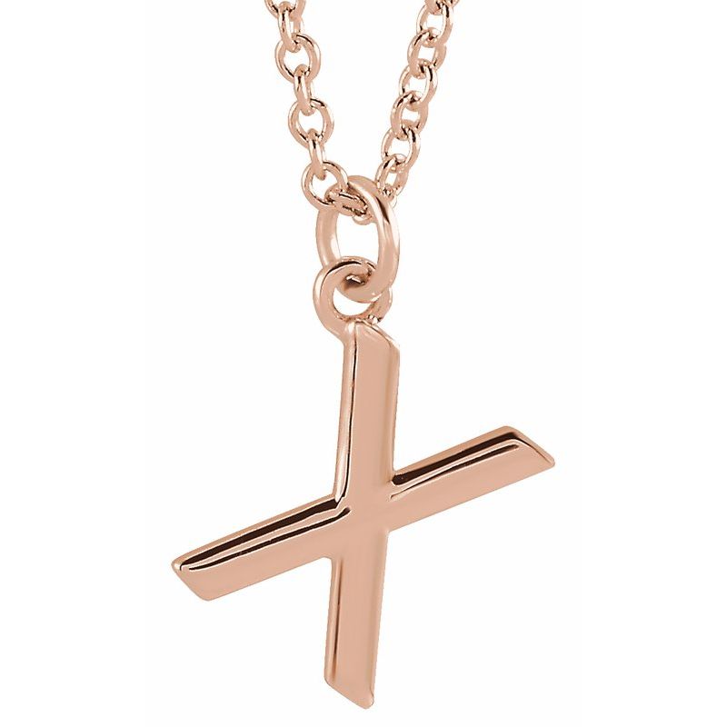 Initial Dangle Necklace