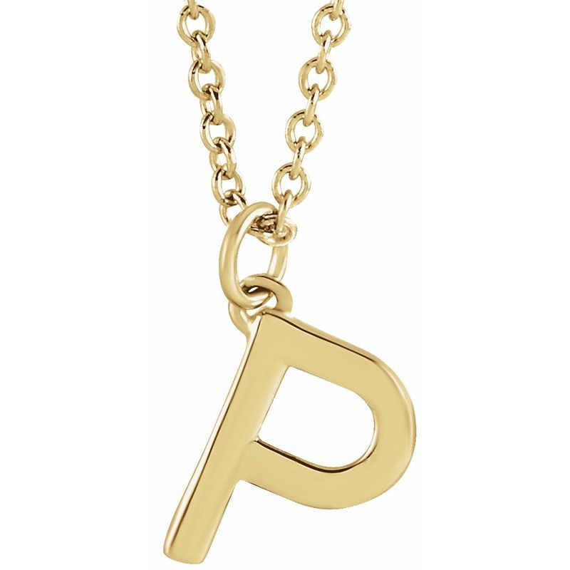 Initial Dangle Necklace