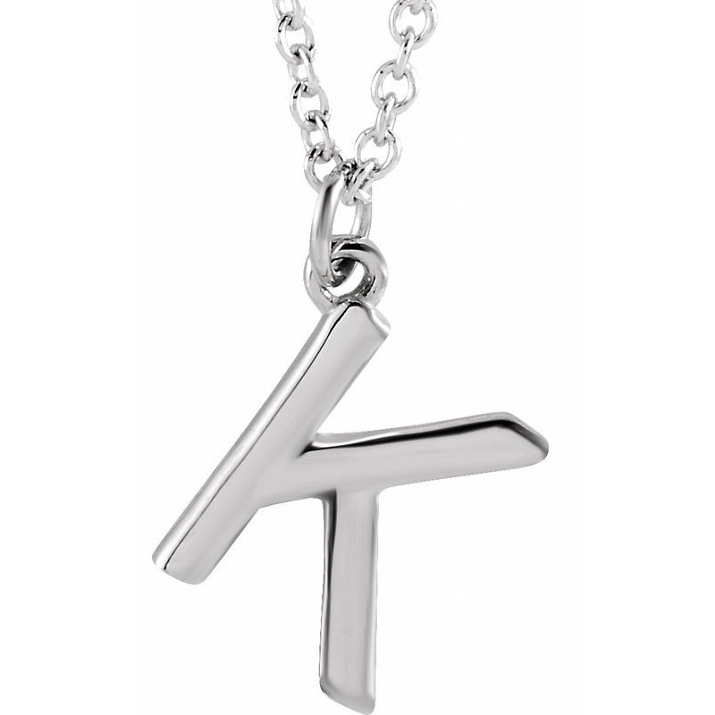 Initial Dangle Necklace