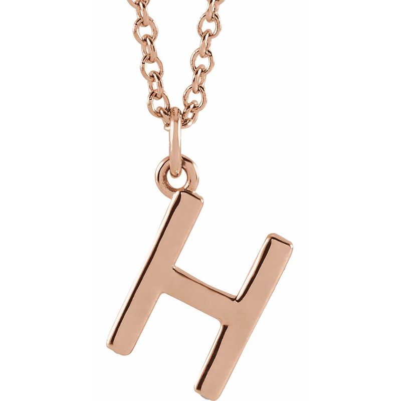 Initial Dangle Necklace