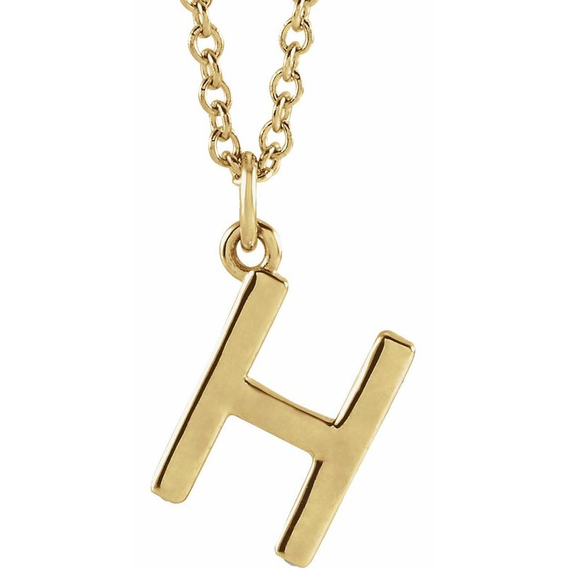 Initial Dangle Necklace