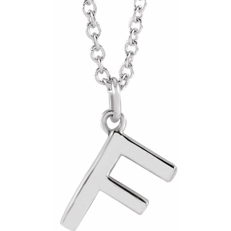 Initial Dangle Necklace