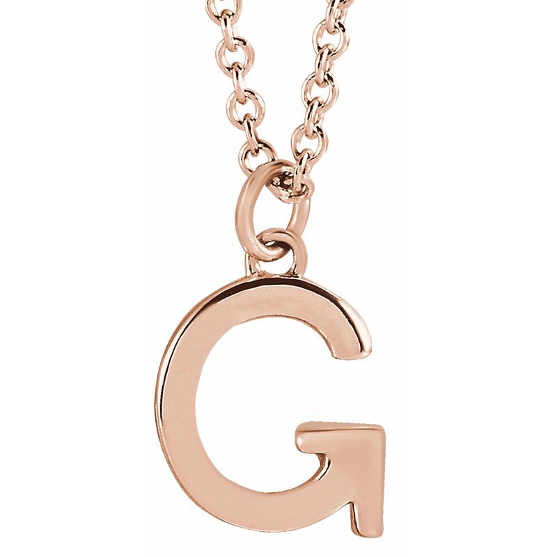 Initial Dangle Necklace