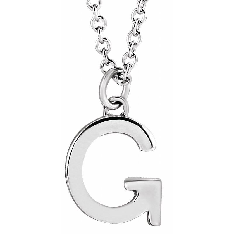 Initial Dangle Necklace