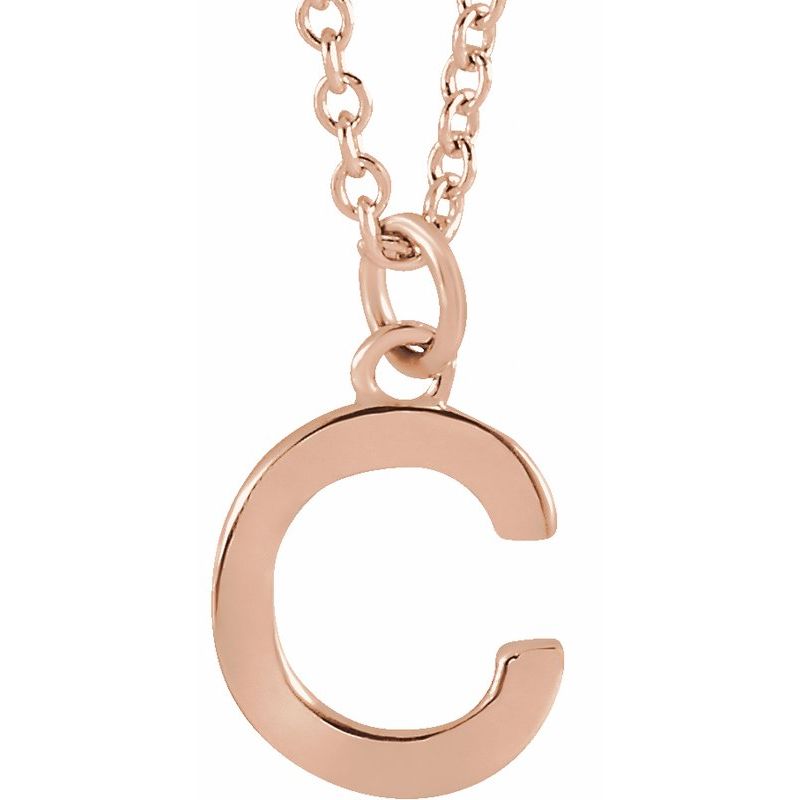 Initial Dangle Necklace