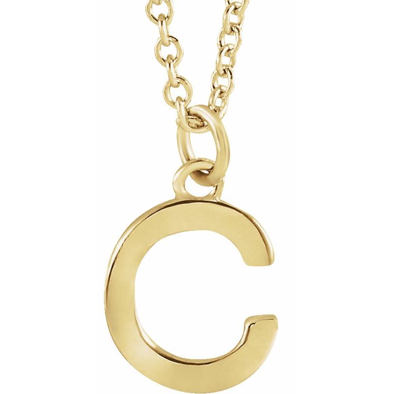 Initial Dangle Necklace