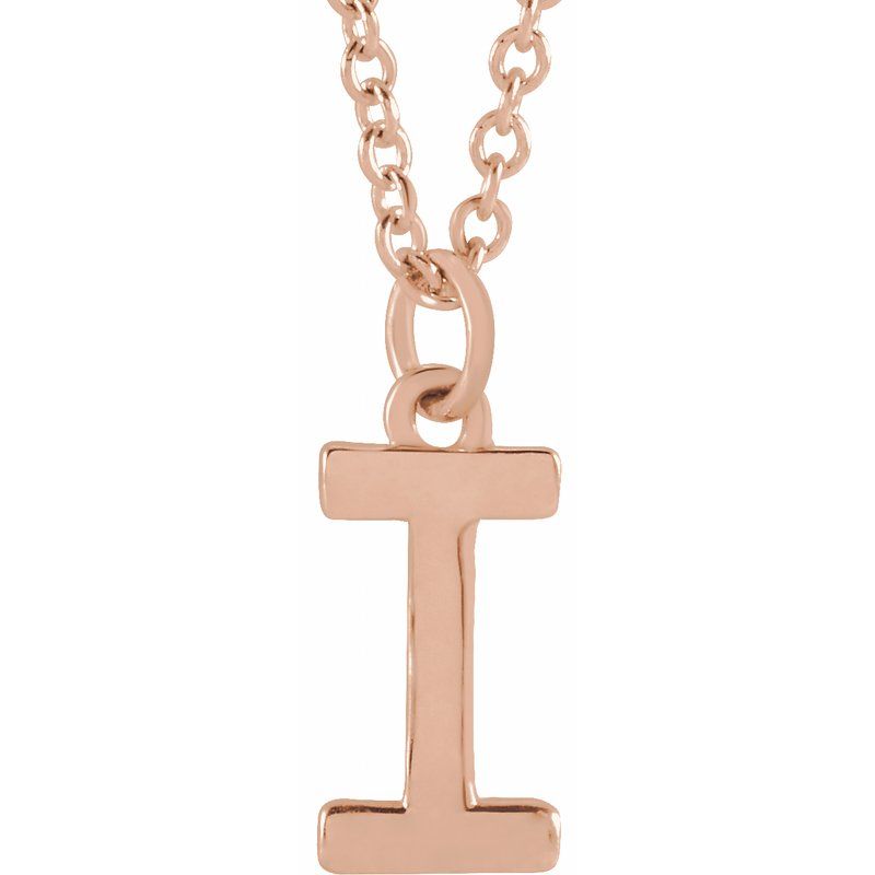 Initial Dangle Necklace
