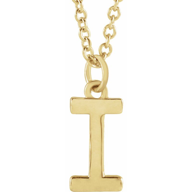 Initial Dangle Necklace