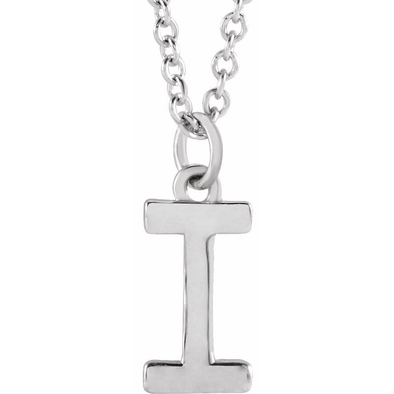 Initial Dangle Necklace