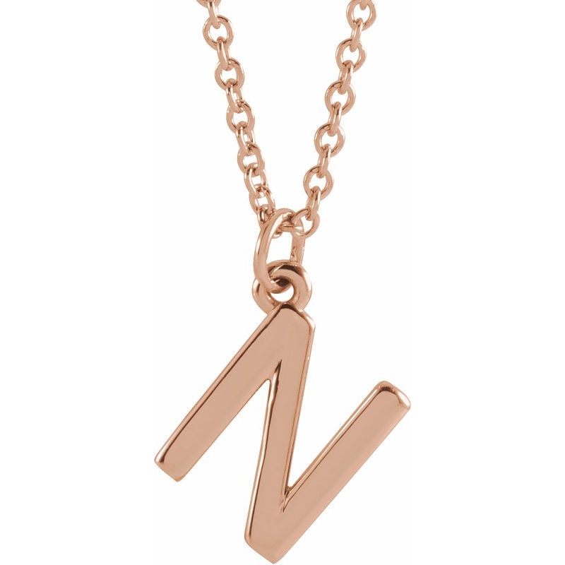 Initial Dangle Necklace