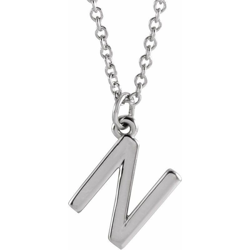 Initial Dangle Necklace