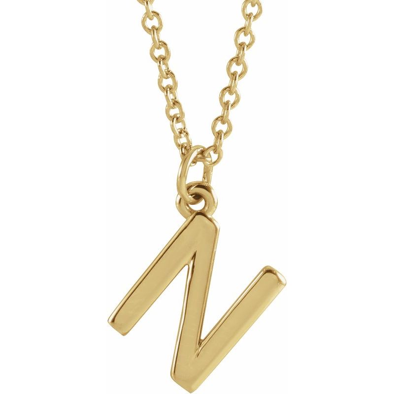 Initial Dangle Necklace