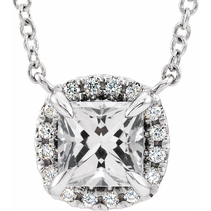 Halo-Style Necklace or Center