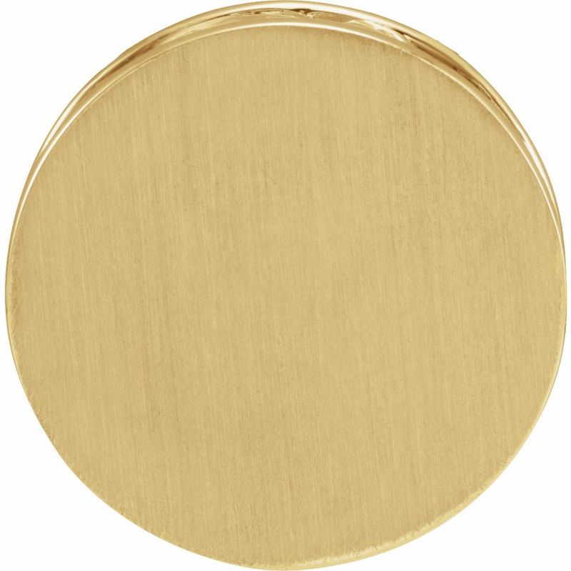 Engravable Disc Necklace or Pendant