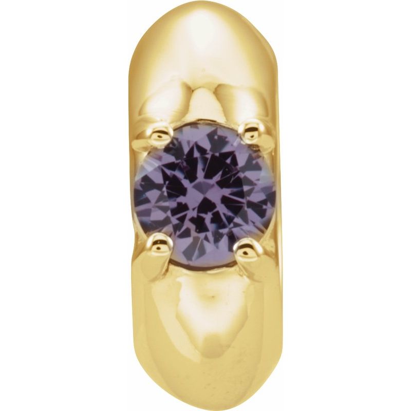 Birth of a Child Imitation Birthstone Spacer Charm/Pendant