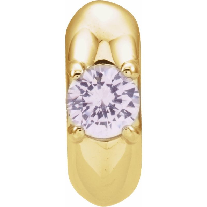 Birth of a Child Imitation Birthstone Spacer Charm/Pendant