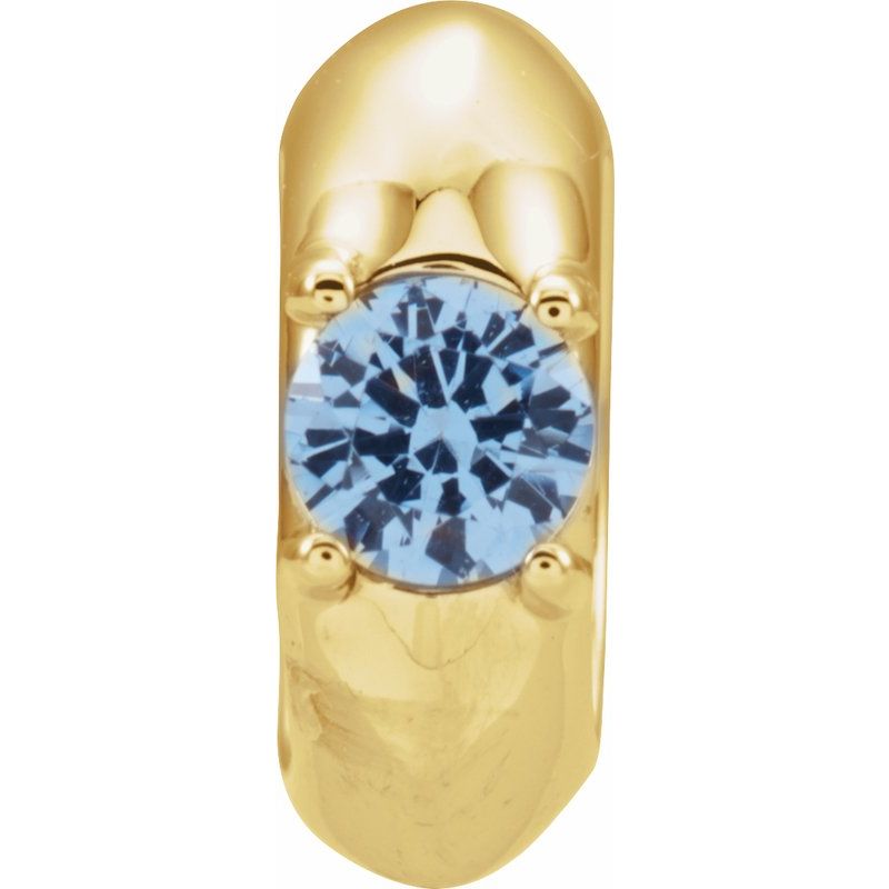 Birth of a Child Imitation Birthstone Spacer Charm/Pendant