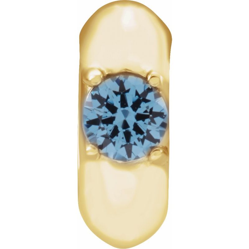 Birth of a Child Imitation Birthstone Spacer Charm/Pendant