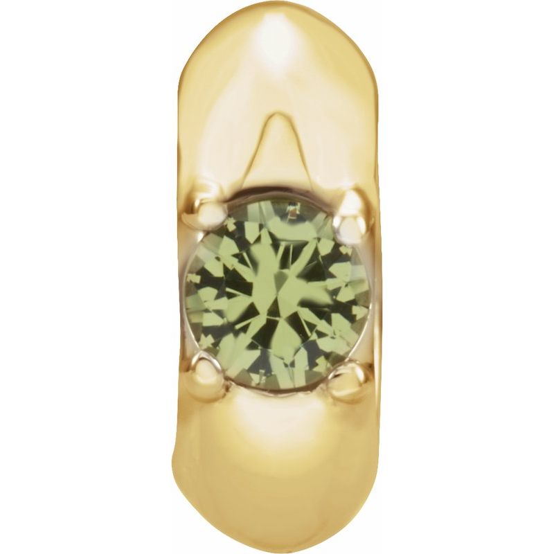 Birth of a Child Imitation Birthstone Spacer Charm/Pendant