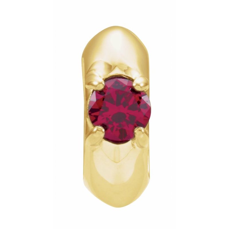 Birth of a Child Imitation Birthstone Spacer Charm/Pendant