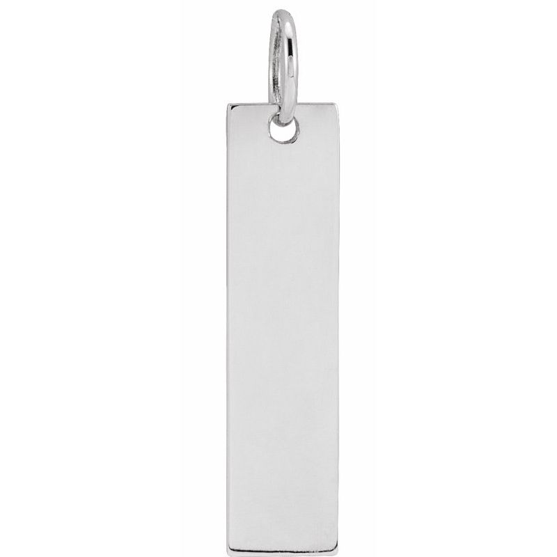 Engravable Bar Necklace or Charm/Pendant